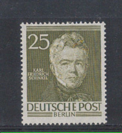 1952/53 - LOTTO/4503 - BERLINO - 25p. SCHINKEL