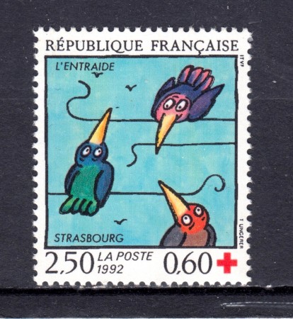 1992 - FRANCIA - PRO CROCE ROSSA - NUOVO - LOTTO/31535
