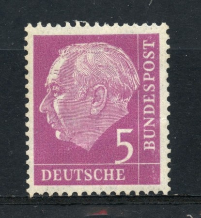 1954 - GERMANIA FEDERALE - 5p. PRESIDENTE HEUSS - NUOVO - LOTTO/30777