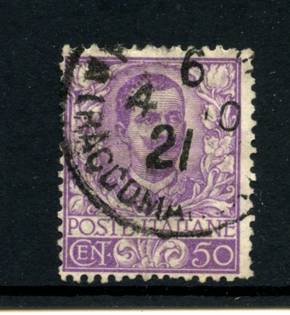 1901 - REGNO - LOTTO/43341 - 50 CENT. FLOREALE  - USATO