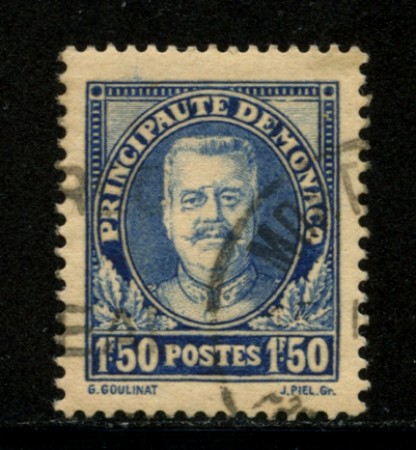 1933 - LOTTO/12913 - MONACO - 1,50 Fr. OLTREMARE PRINCIPE LUIGI II° - USATO