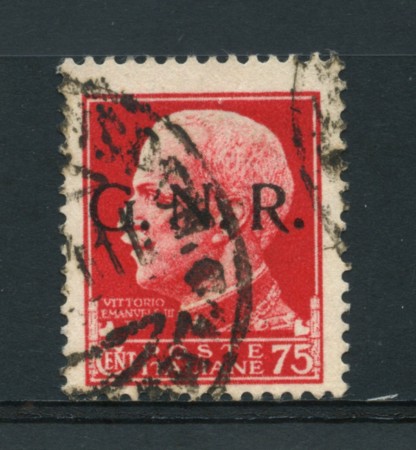 1944 - LOTTO/14864 -   RSI - 75 CENT. IMPERIALE - USATO
