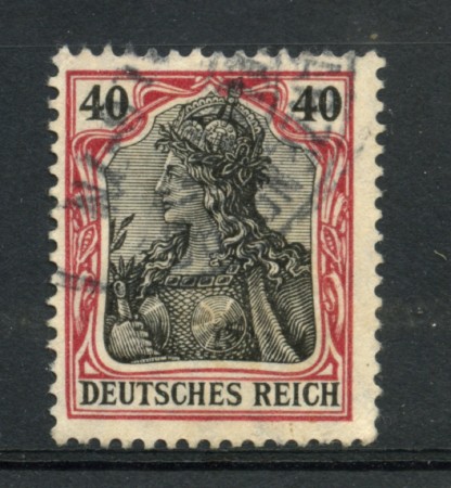 1905 - LOTTO/17700 - GERMANIA - 40p. CARMINIO NERO - USATO