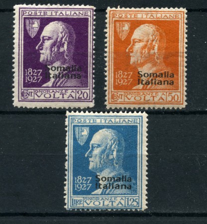 SOMALIA - 1927 - LOTTO/22411 - A.VOLTA 3v. -  NUOVI