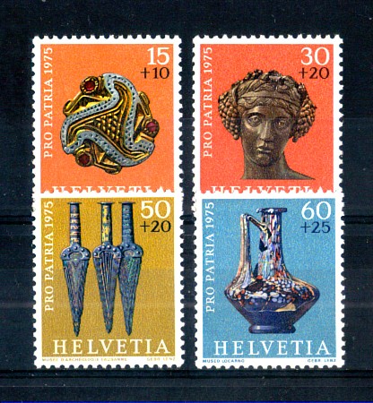 1975 - LOTTO/SVI986CPN - SVIZZERA - PRO PATRIA 4v. - NUOVI