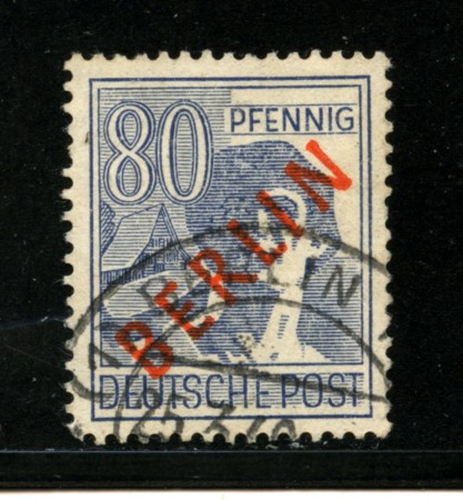 1949 - LOTTO/13957 - BERLINO - 80p. SOPRASTAMPATO - USATO