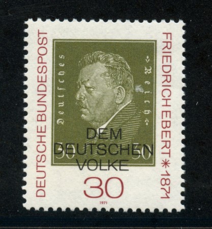 1971 - LOTTO/18908 - GERMANIA FEDERALE - PRESIDENTE F.EBERT - NUOVO