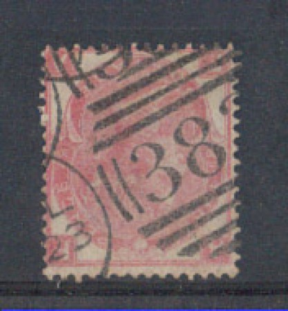 1867 - LOTTO/3534 - GRAN BRETAGNA - 3p. ROSA TAV. 10