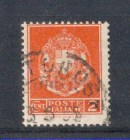 1929 - LOTTO/REG242AU - REGNO - 2c. ARANCIO IMPERIALE - USATO