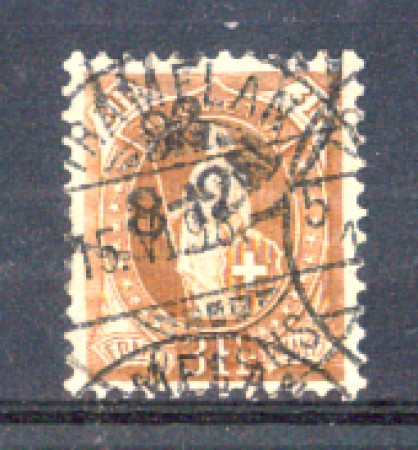 1882 - LOTTO/1823B - SVIZZERA - 3 Fr. BISTRO ARANCIO  USATO
