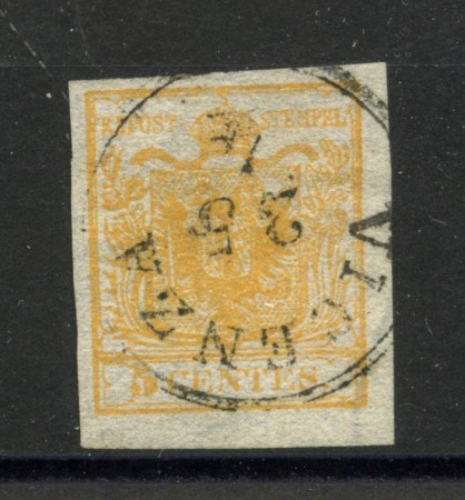 1852/57 - LOMBARDO VENETO - LOTTO/40481 - 5 Centesimi  ARANCIO - USATO 
