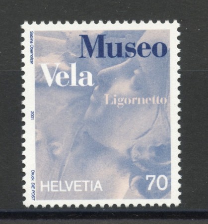 2001 - SVIZZERA - MUSEO VELA - NUOVO - LOTTO/37350