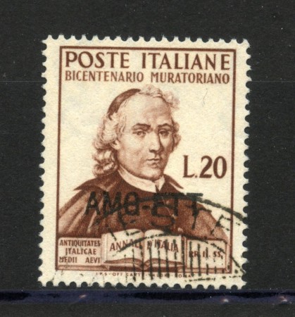  1950 - TRIESTE A - LOTTO/40359 - 20 Lire LUDOVICO MURATORI - USATO
