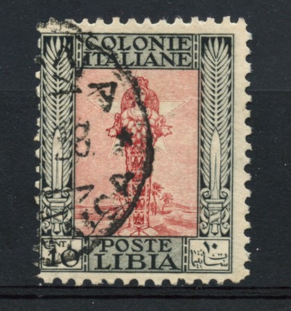 1926/30 - LOTTO/17234C - LIBIA - 10c. PITTORICA USATO