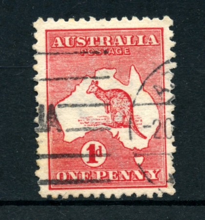 1912/19 - LOTTO/21530B - AUSTRALIA - 1d. ROSSO - USATO
