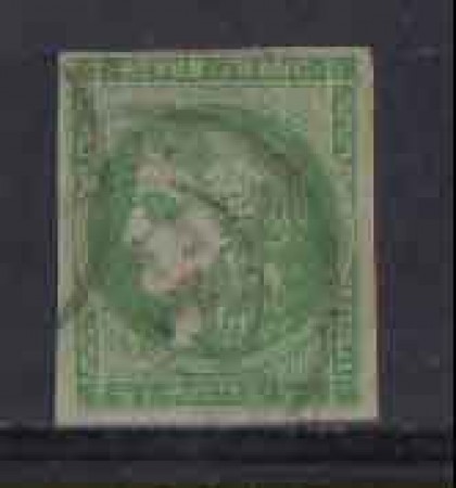1870/71 - LOTTO/3623 - FRANCIA - 5c. VERDE GIALLO - USATO