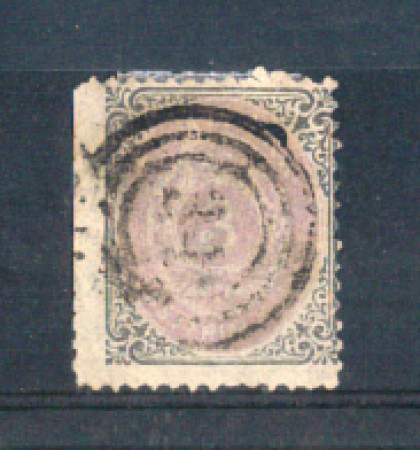 1870 - LOTTO/DAN17U - DANIMARCA - 3 s. GRIGIO LILLA - USATO