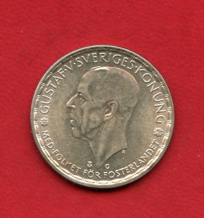 1942 - SVEZIA - LOTTO/M47424 - 1 KORONA GUSTAVO I° ARGENTO