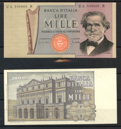 1969 - REPUBBLICA - LOTTO/38452 - 1000 LIRE  G. VERDI