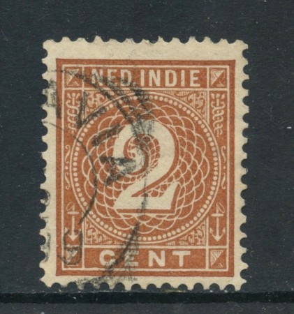 1883/90 - INDIE OLANDESI - 2c. BRUNO - USATO - LOTTO/28759