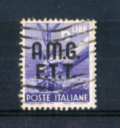 1947 - LOTTO/10179U - TRIESTE A - 6 LIRE DEMOCRATICA USATO