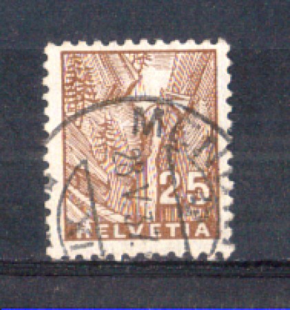 1934 - LOTTO/SVI276U - SVIZZERA - 25c. VEDUTE - USATO
