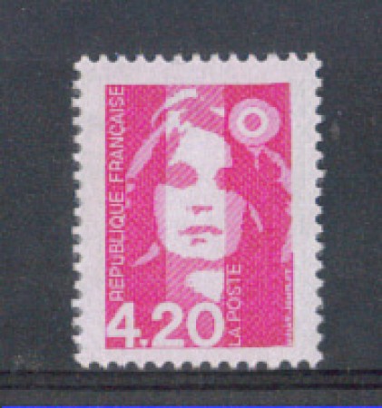 1992 - LOTTO/FRA2763N - FRANCIA - 4,20 Fr. MARIANNA DEL BICENTENARIO 1v. NUOVO