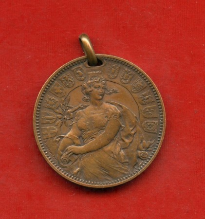 1906 - ITALIA - MEDAGLIA RICORDO DELL'ESPOSIZIONE INTERNAZIONALE DI MILANO - LOTTO/M30141