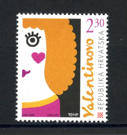 2000 - CROAZIA - SAN VALENTINO - NUOVO - LOTTO/32879