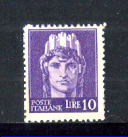 1945 - LOTTO/LUO542N - LUOGOTENENZA - 10 LIRE VIOLETTO - NUOVO