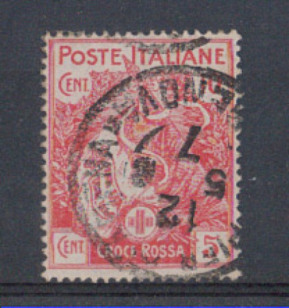 1915/16 - LOTTO/REG102U - REGNO - 10+5c. PRO CROCE ROSSA - USATO