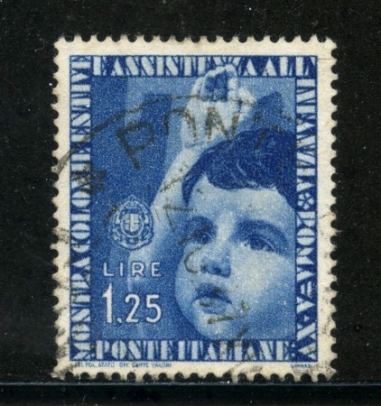 1937 - REGNO - 1,25  MOSTRA COLONIE ESTIVE - USATO - LOTTO/29575
