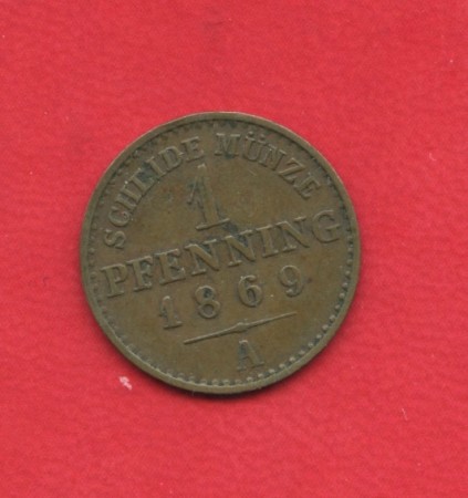 1869 A - GERMANIA PRUSSIA - PFENNING - LOTTO/M28190
