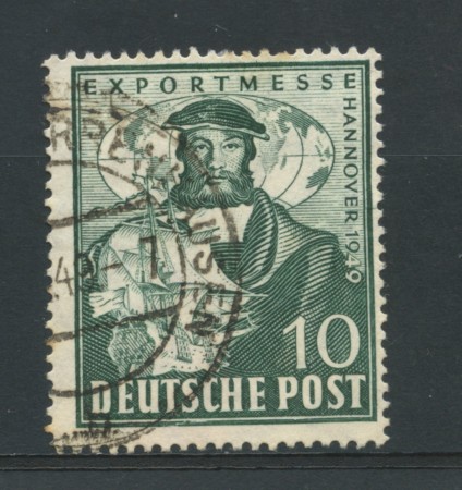 GERMANI - BIZONA - 1949 - LOTTO/15760U - 10p. FIERA HANNOVER - USATO