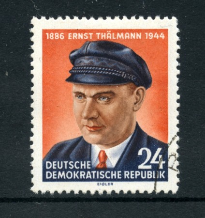 1954 - LOTTO/17664 - GERMANIA DDR - ERNST THALMANN - USATO