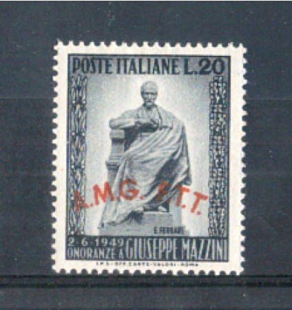 1949 - LOTTO/10227N - TRIESTE A - 20 LIRE GIUSEPPE MAZZINI