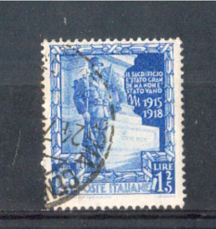 1938 - LOTTO/REG445U - REGNO - 1,25L. PROCLAM.IMPERO - USATO