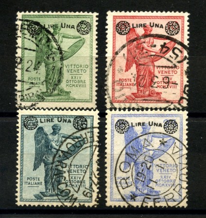 1924 - REGNO - LOTTO/40011 - ANN. VITTORIA SOPRASTAMPATI 4v. - USATI