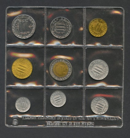 1985 - SAN MARINO - LOTTO/M43736 - SERIE COMPLETA MONETE FIOR DI CONIO