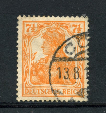 1916/20 - LOTTO/17709 - 7,5p. ARANCIO FONDO BIANCO - USATO
