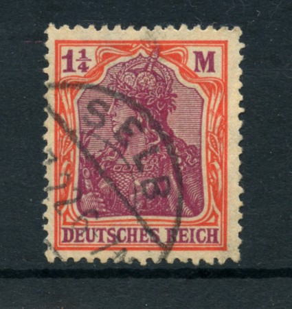 1920 - LOTTO/17739 - GERMANIA - 1e1/4 M. VERMIGLIO LILLA - USATO