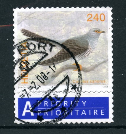 2006 - LOTTO/22887 - SVIZZERA - 240c. UCCELLI - USATO
