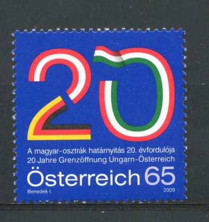 2009 - AUSTRIA - ANNIVERSARIO APERTURE FRONTIERE - NUOVO- LOTTO/33490