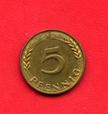 1950 J - GERMANIA FEDERALE - 5 PFENNIG - LOTTO/M28173