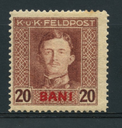 1917 - LOTTO/14552 - AUSTRIA/ROMANIA - 20b. BRUNO ROSSO - LING.
