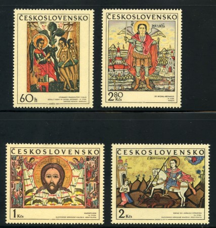 1970 - CECOSLOVACCHIA  - ICONE 4v. - NUOVI - LOTTO/32757