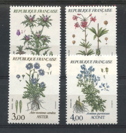 1983 - FRANCIA - LOTTO/48408 - NATURA IN FRANCIA  4v. - NUOVI
