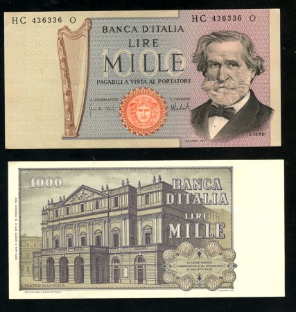 1975 - REPUBBLICA - LOTTO/38452B - 1000 LIRE G. VERDI