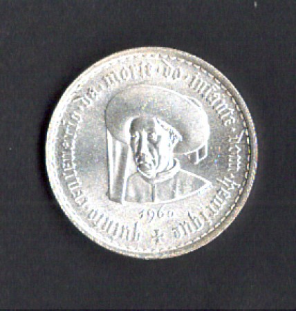 1960 - PORTOGALLO  20 ESCUDOS ENRICO NAVIGATORE - LOTTO/MPORT1