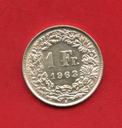 1963 - SVIZZERA - LOTTO/M47571 - 1 FRANCO ARGENTO